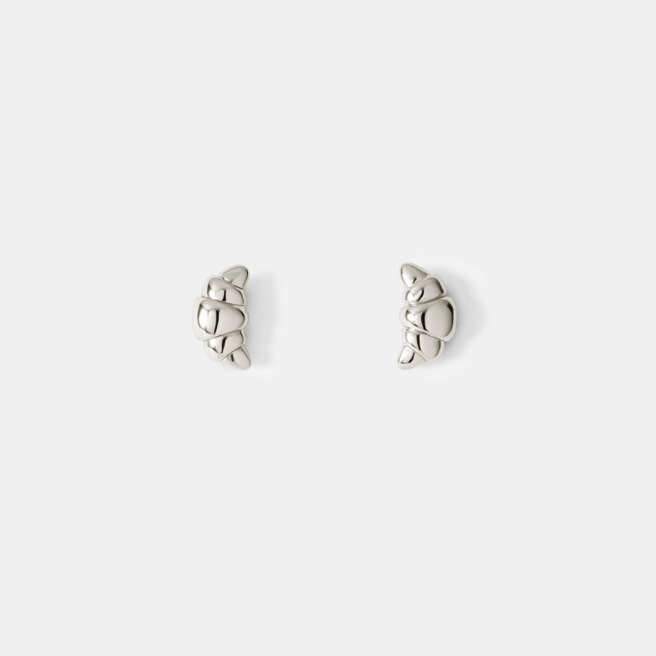 Croissant Studs Delicate Piece Fashionable Embellishment