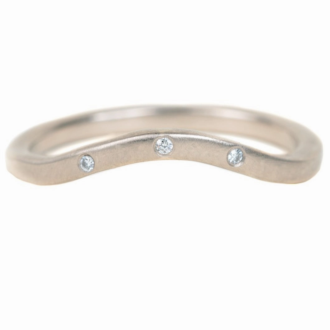 Crown Shadow Band -18ky Gold, 14kpw   VS Diamonds Artisan Touch Formal Fashion