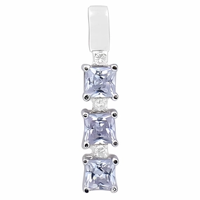 Cubic Zirconia Pendant - Classic & Fancy CZ Pendants Classic Mood