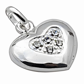 Holiday Style Cute Heart Style Cubic Zirconia Gemstone Pendant Jewelry
