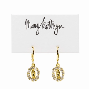 Sleek Accent CZ Saint Huggies