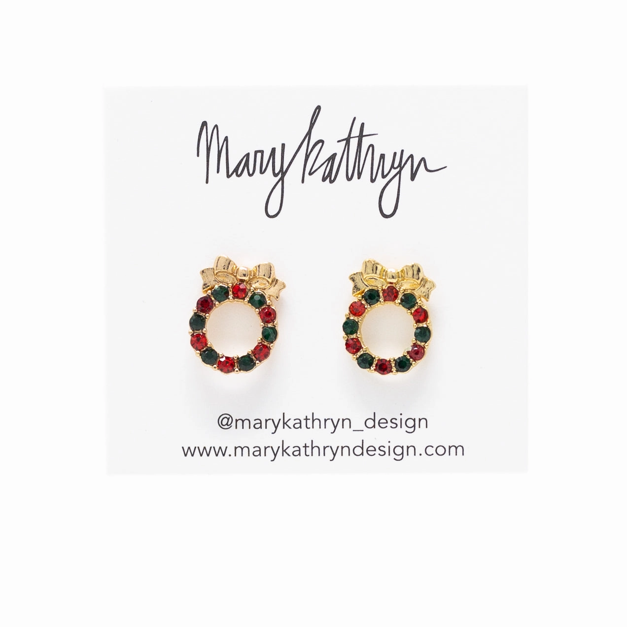 Soft Detail Classy Accent CZ Wreath Studs