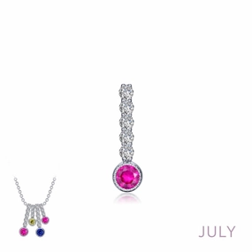 July Birthstone Love Pendant Signature Look