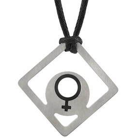 Stainless Steel Star of Venus Pendant Protective Adornment