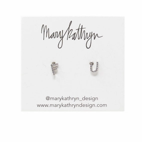 Everyday Accent F U Rhinestone Studs