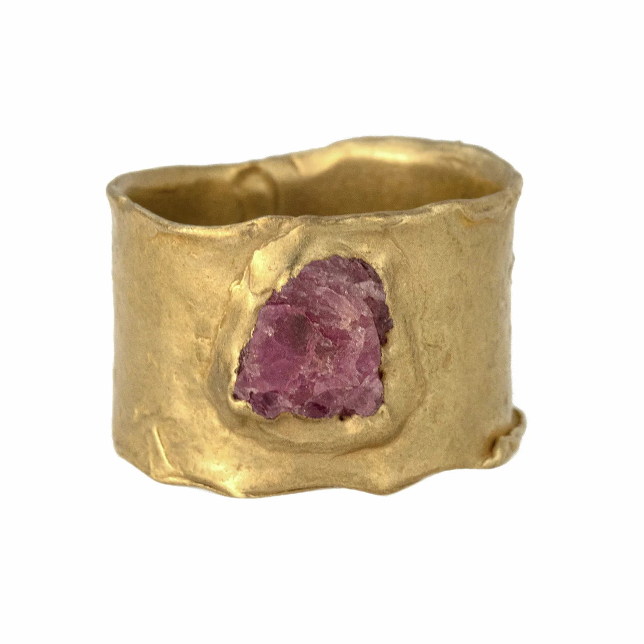 EOS Ring - Brass   Ruby Captivating Piece Natural Fit