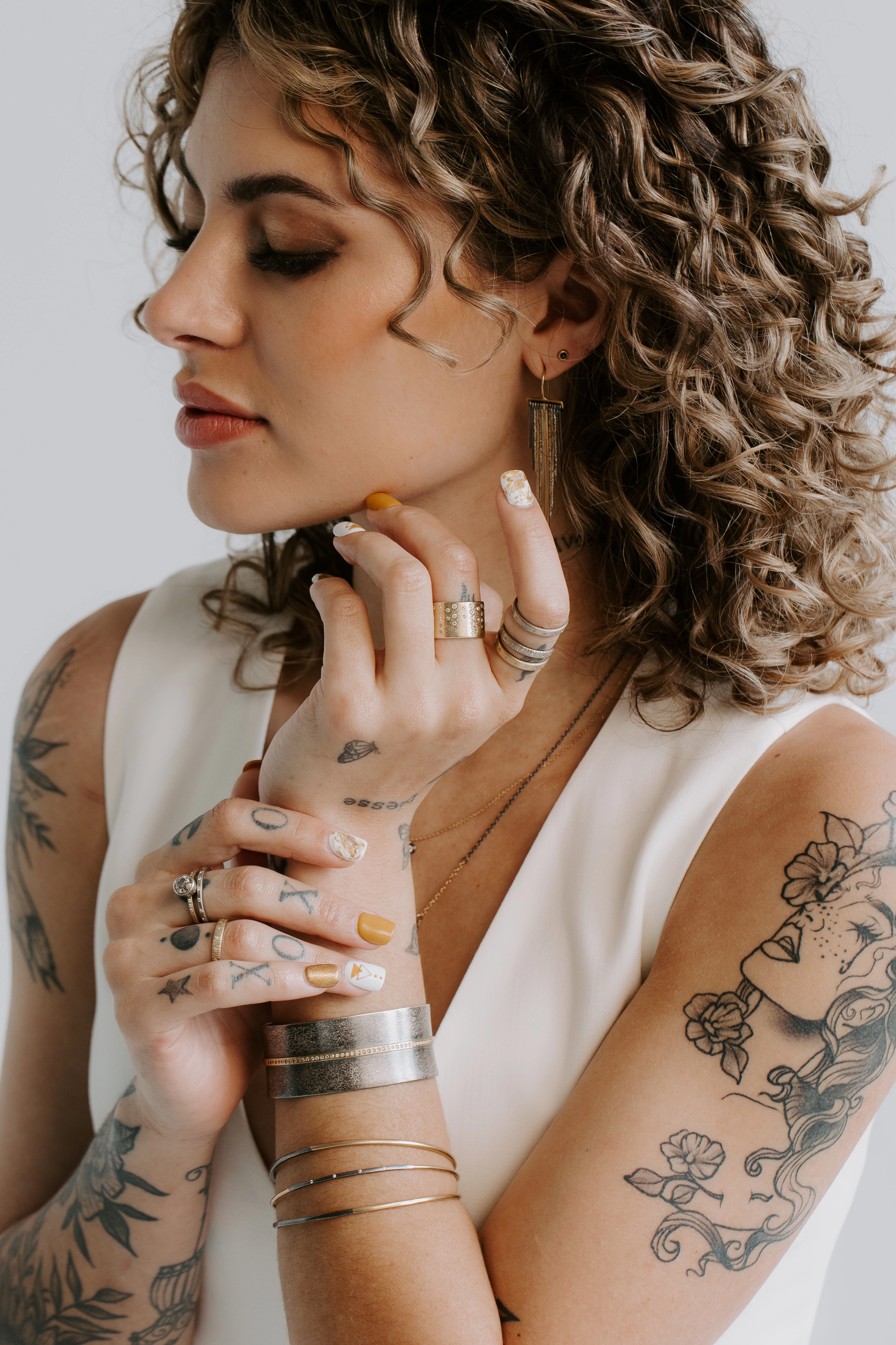 Dreamy Look Diamond Party Band - 18ky Gold   Reclaimed Diamonds