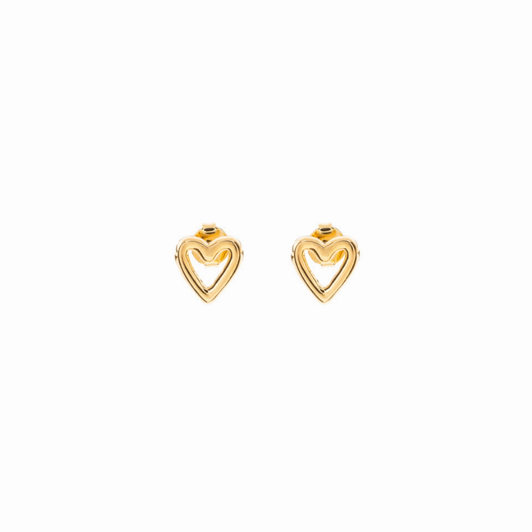 Sparkling Trinket Summer Adornment Mini Love Couture Heart Studs