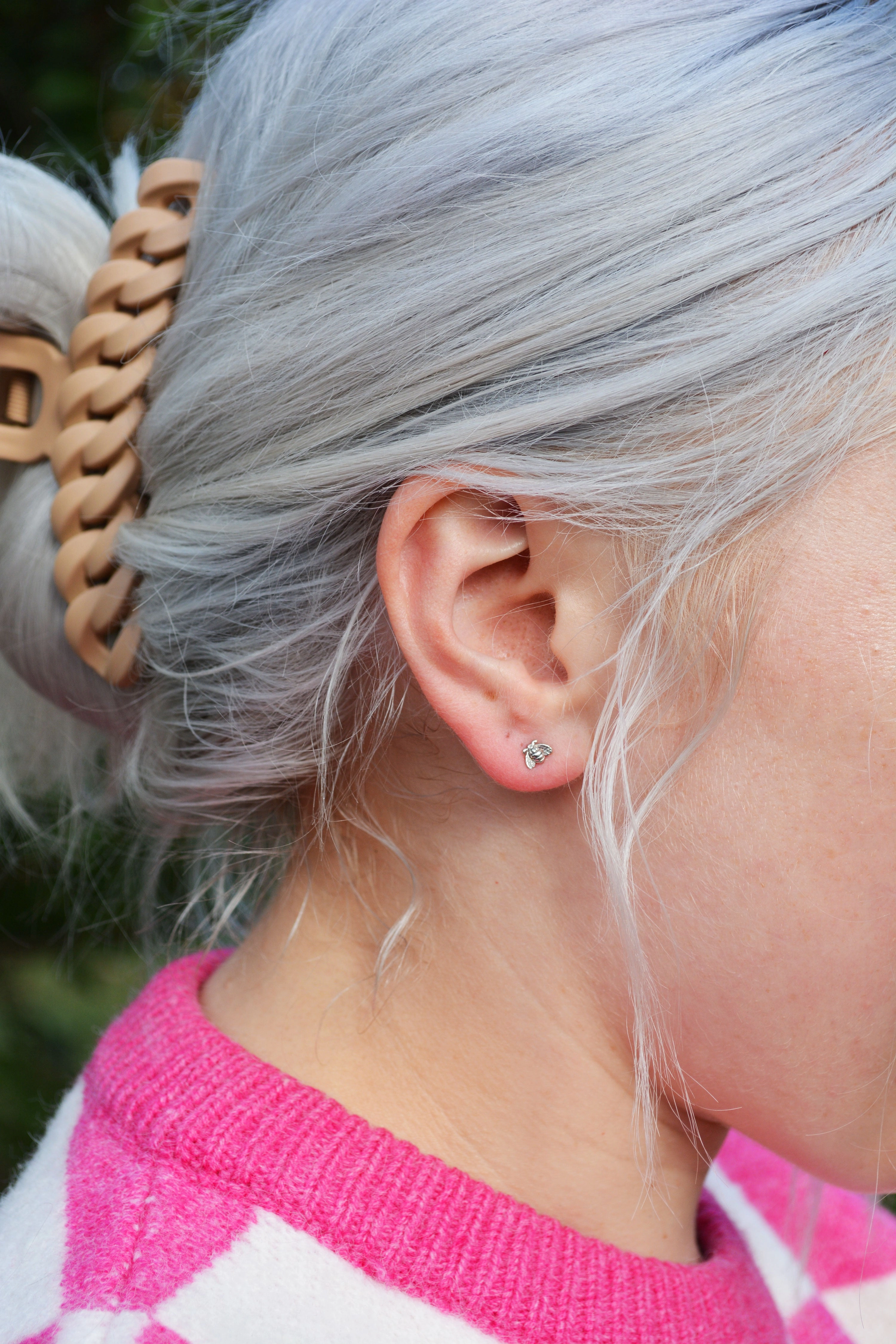 Mini Bumble Bee Studs Radiant Look Exclusive Finish