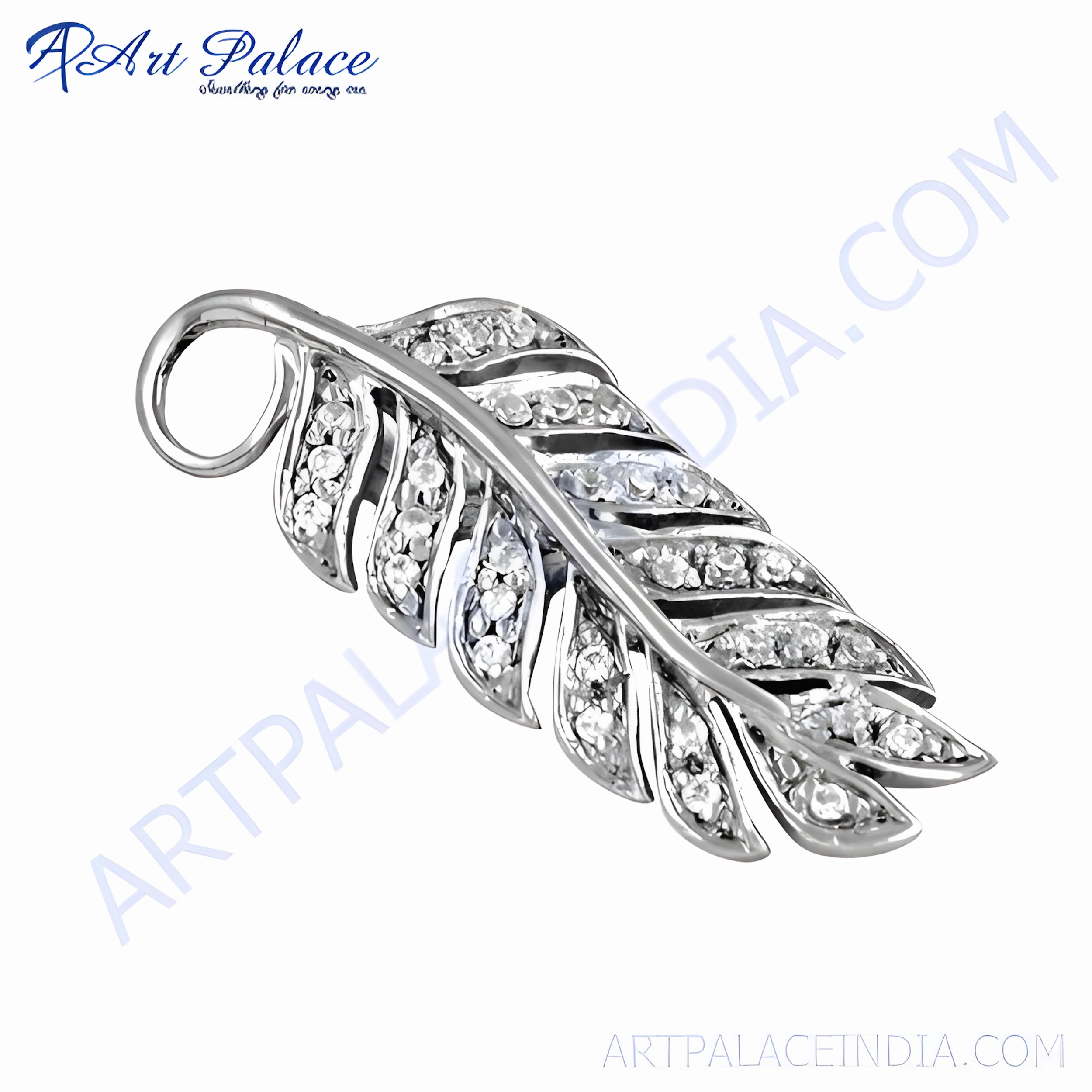 Elegant 925 Sterling Silver Pendant with Classic Cubic Zirconia Gemstone Marvelous Jewelry Eternal Piece