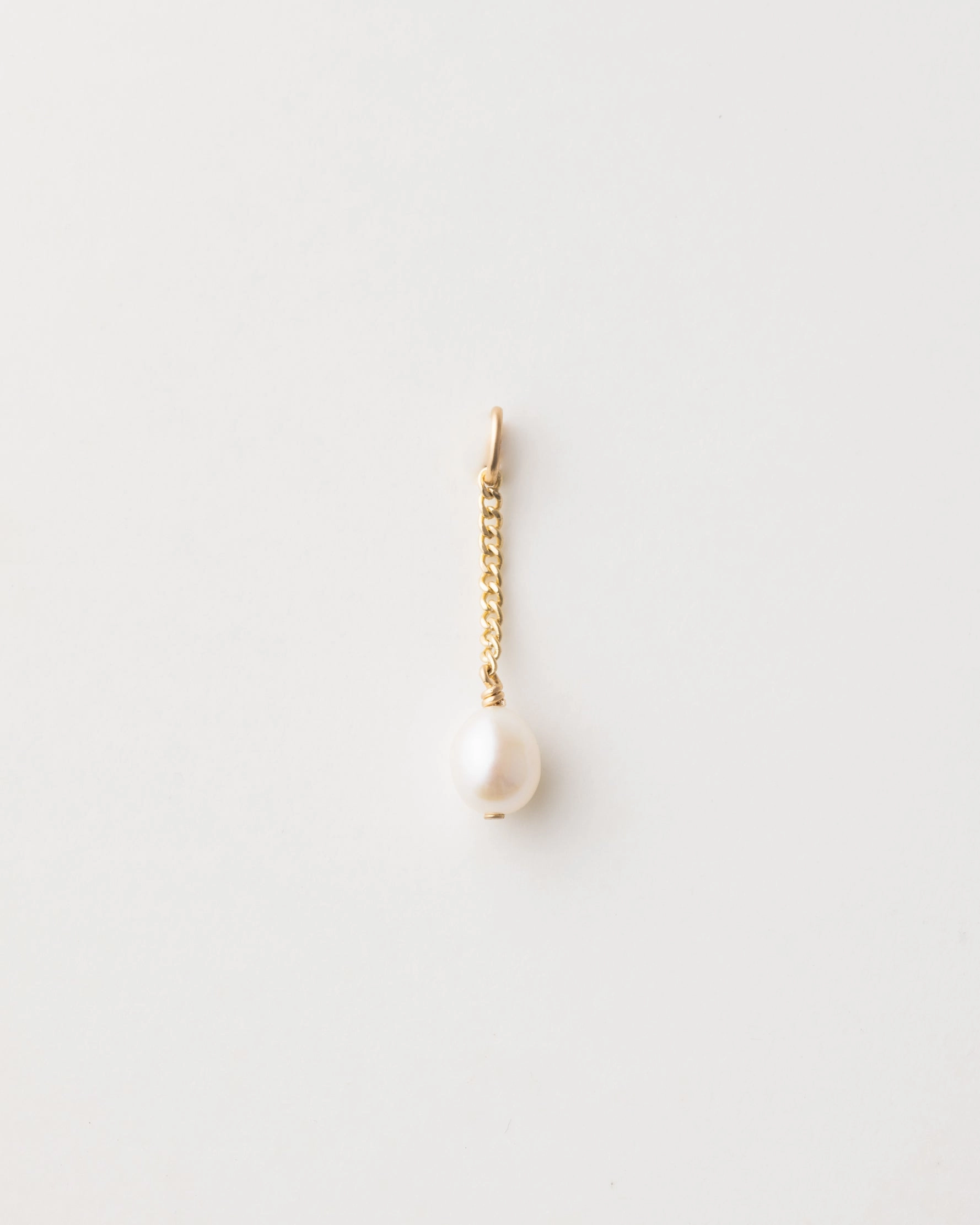 Refined Detail Suspended Pearl Charm
