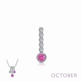 October Birthstone Love Pendant Evergreen Item
