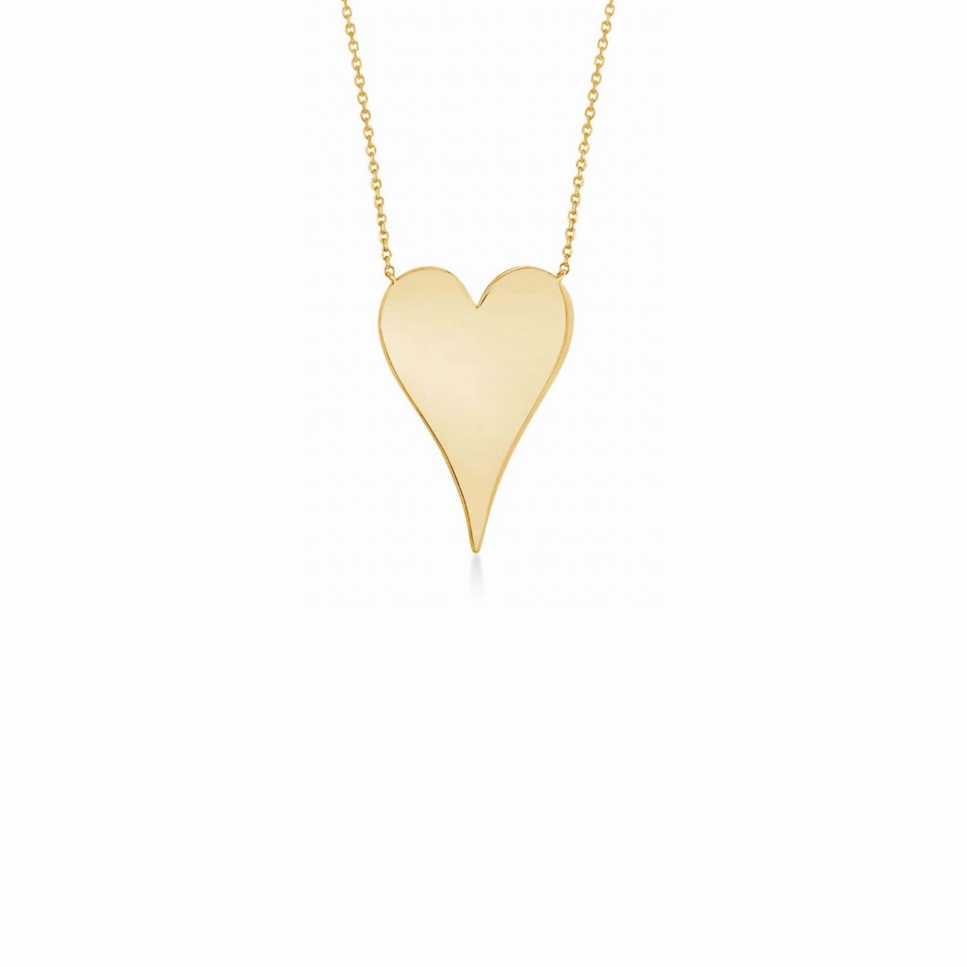 Pointy Heart Necklace Great Item Machine Made Adornment