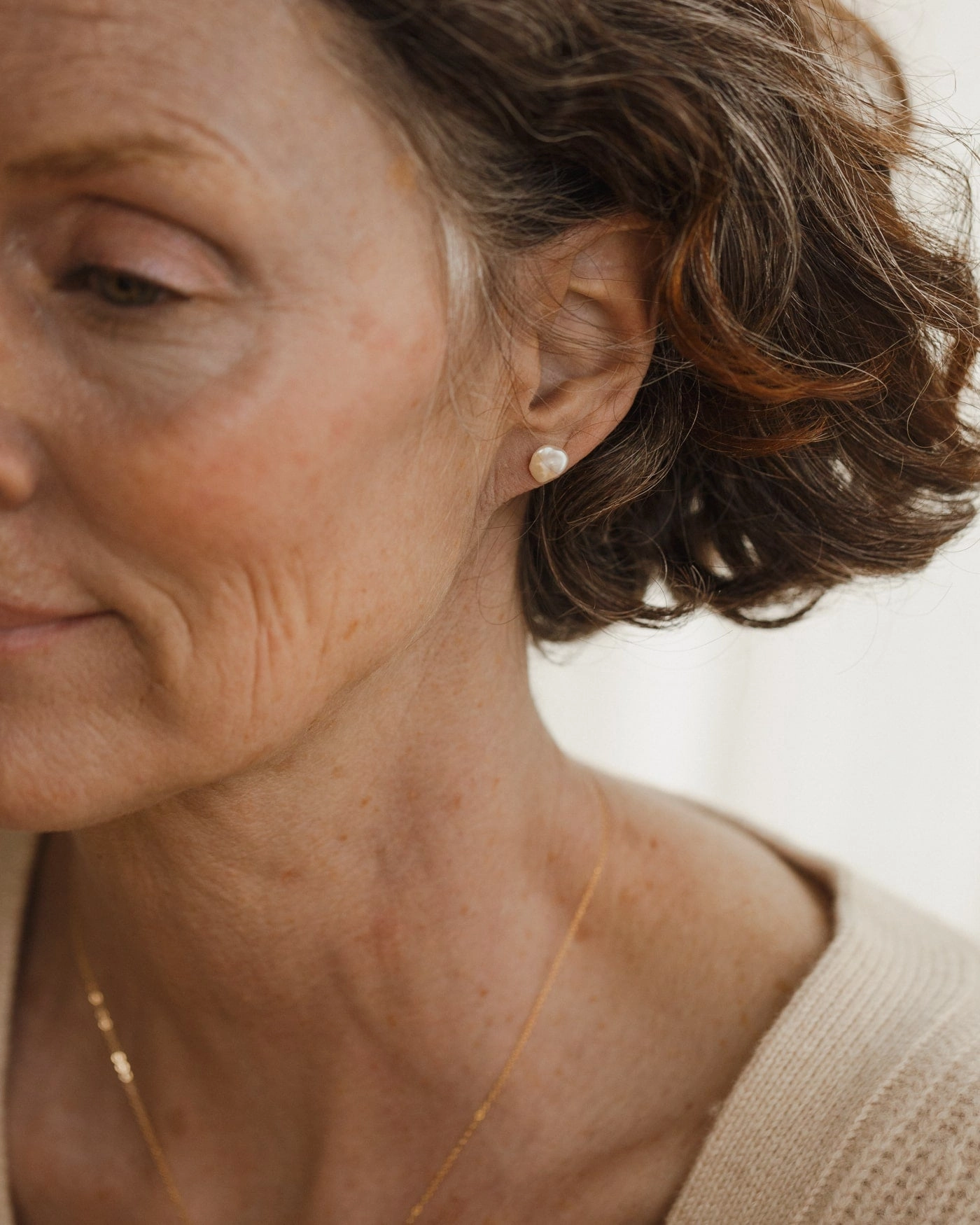 Beautiful Aesthetic Star-Shaped Adornment Baroque Pearl Studs