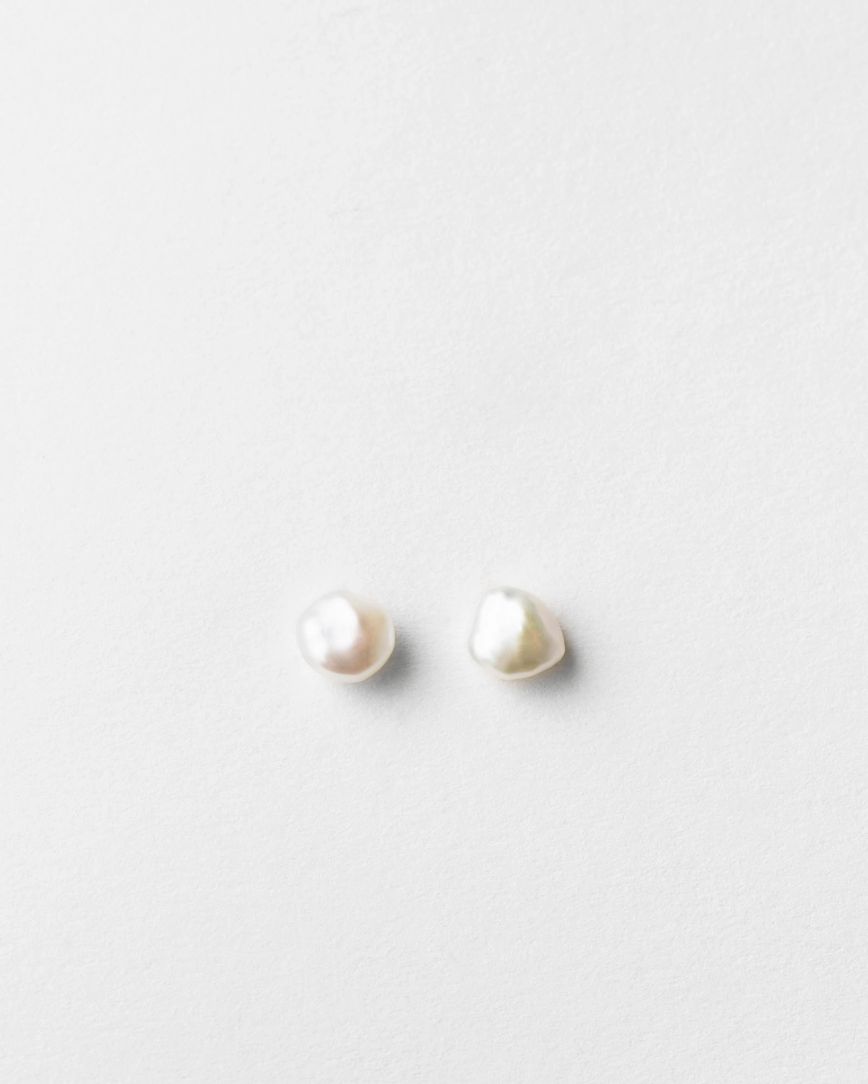 Baroque Pearl Studs Bright Accessory Vibrant Decoration