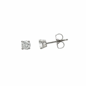 Square Item Refined Item 0.49cttw Round Diamonds in Four Prong Martini Earrings