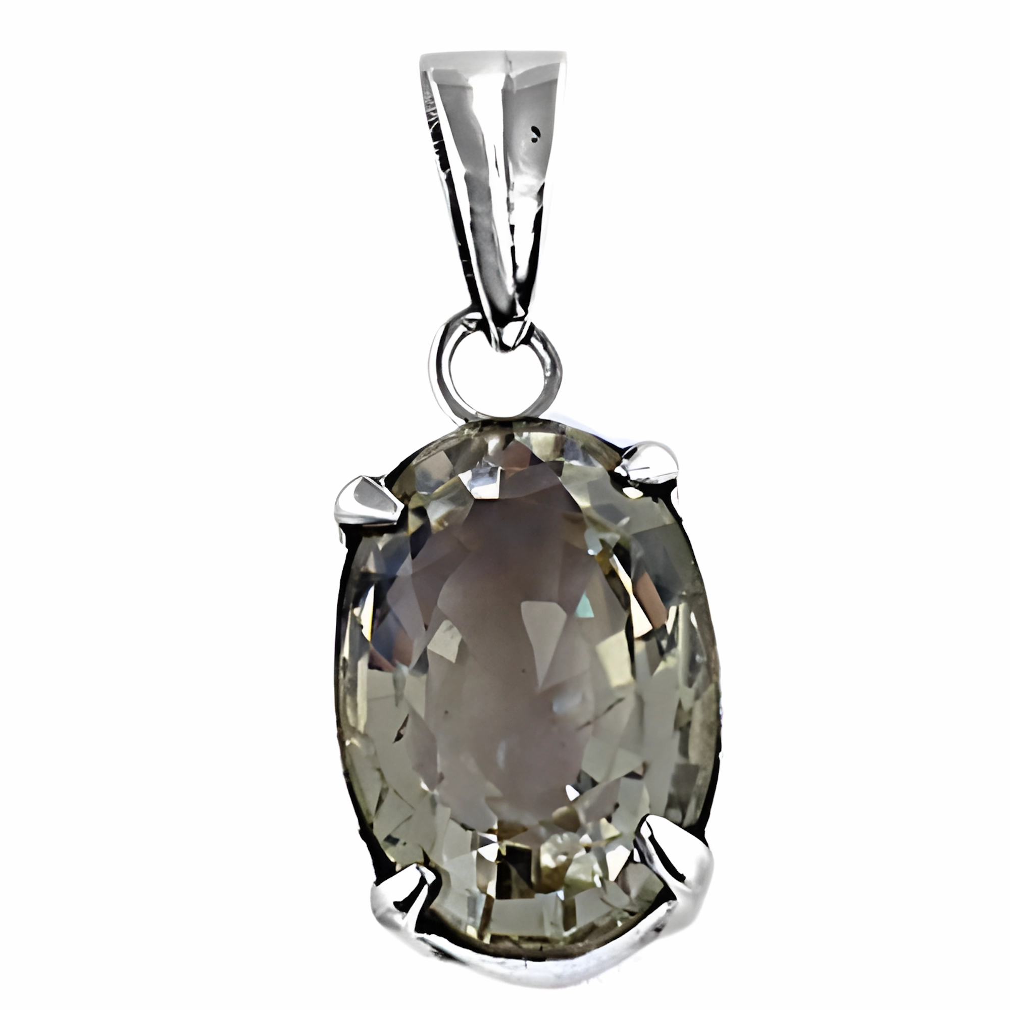 Minimalist Piece Festival Accessory Elegant Fancy Cubic Zirconia Gemstone Silver Pendant - Stunning Jewelry for Every Occasion