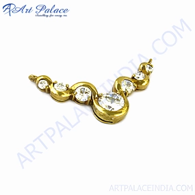 Elegant Fancy CZ Gemstone Silver Necklace - Stunning Jewelry for Every Occasion Winter Glam Exclusive Accessory