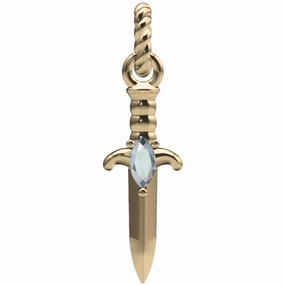 Moonstone Dagger Charm Premium Quality Fantastic Design