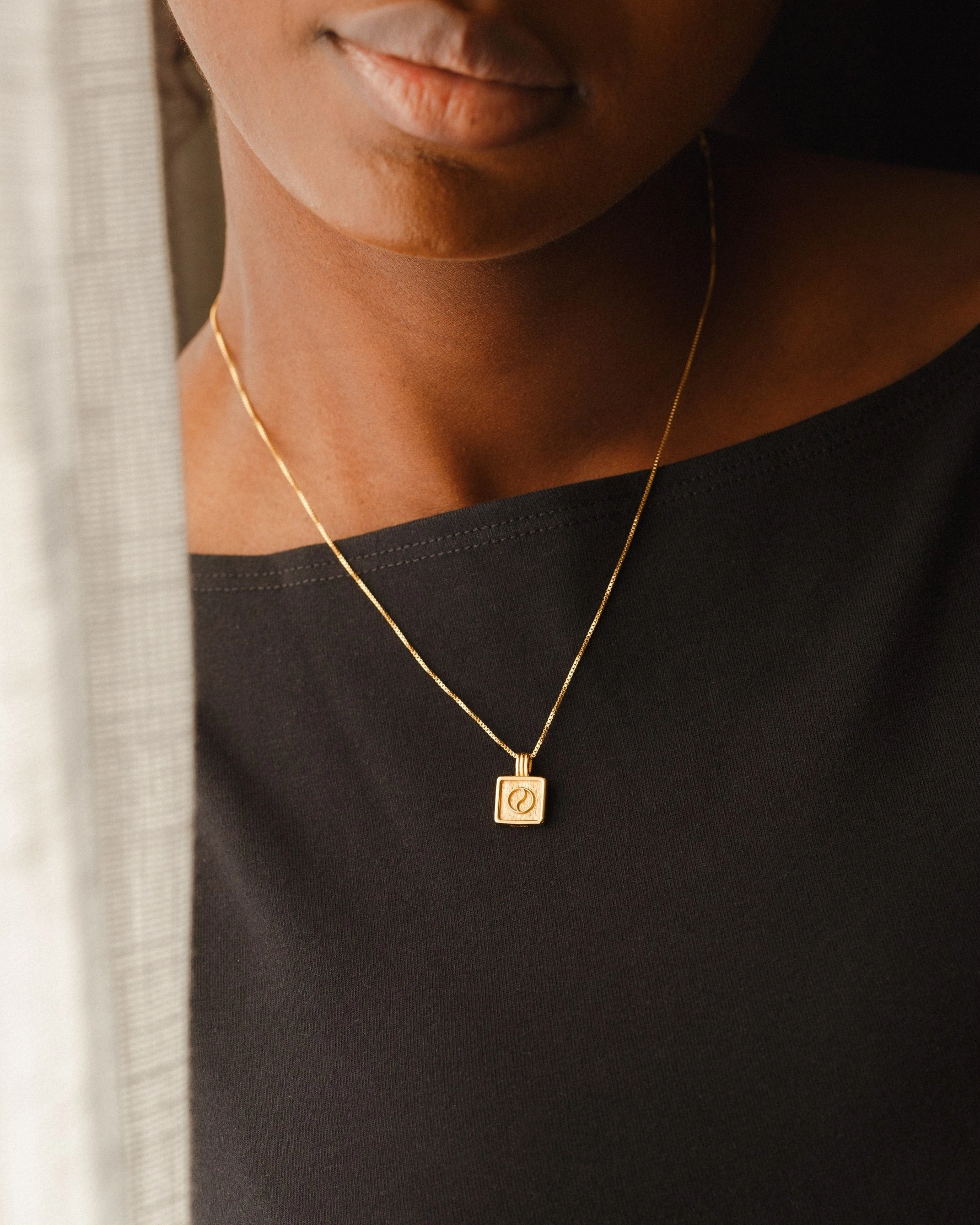 Enneagram Type Nine Necklace Minimal Gift Classic Piece