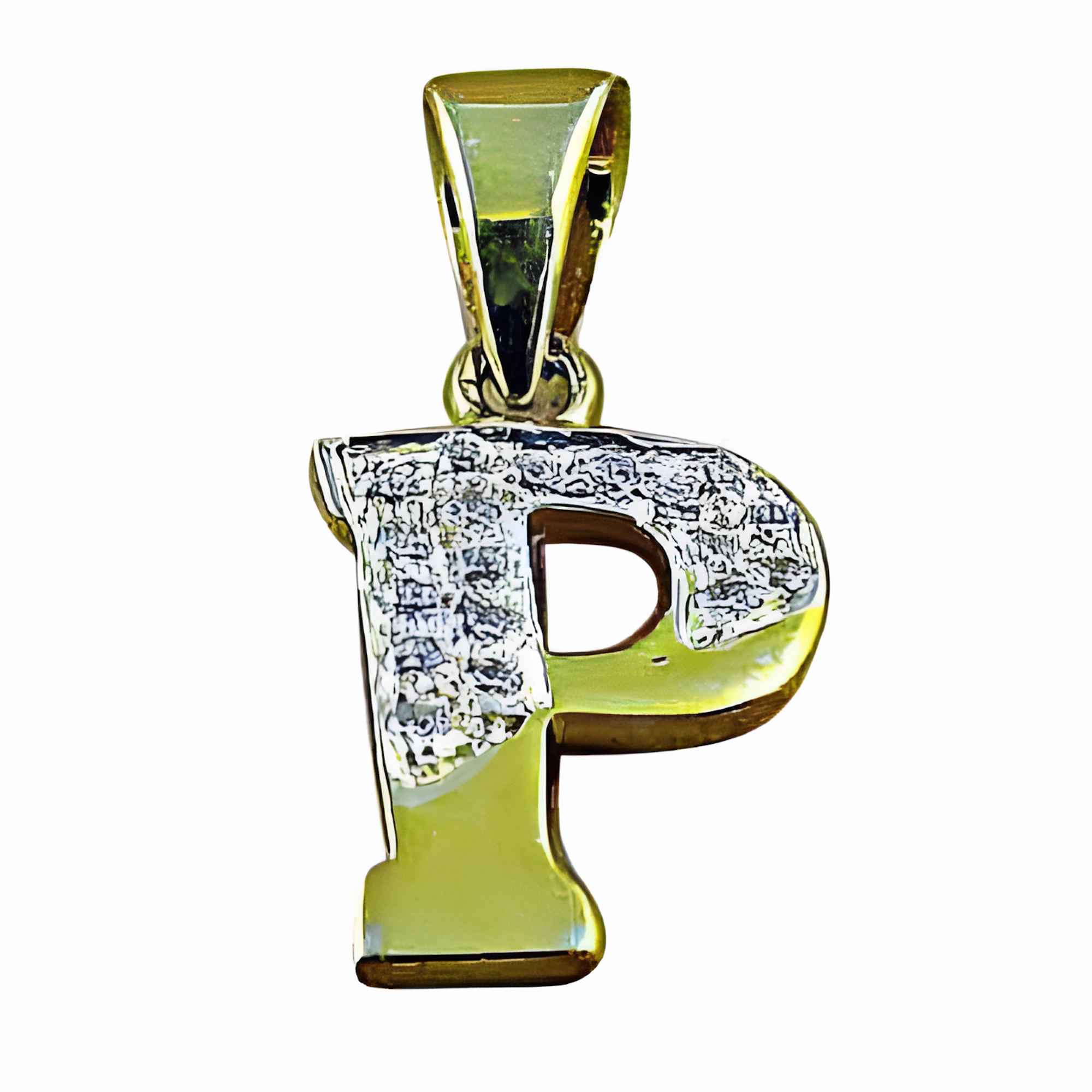 Natural Cubic Zirconia Gold Plated Silver Pendant Jewelry - Elegant & Affordable Simple Beauty