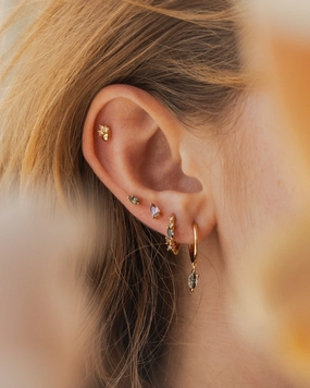 Everbloom Earring Set Unique Appearance Pearlescent Embellishment