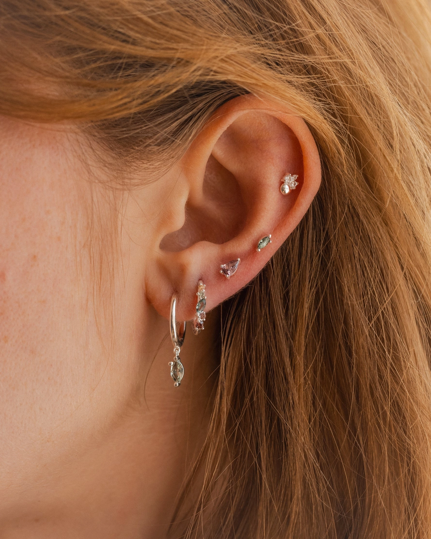 Spiral Trinket Casual Ornament Everbloom Earring Set