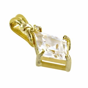 Exclusive CZ Gold Plated Silver Pendant - Elegant Jewelry for Every Occasion Mother Mood Artful Accent