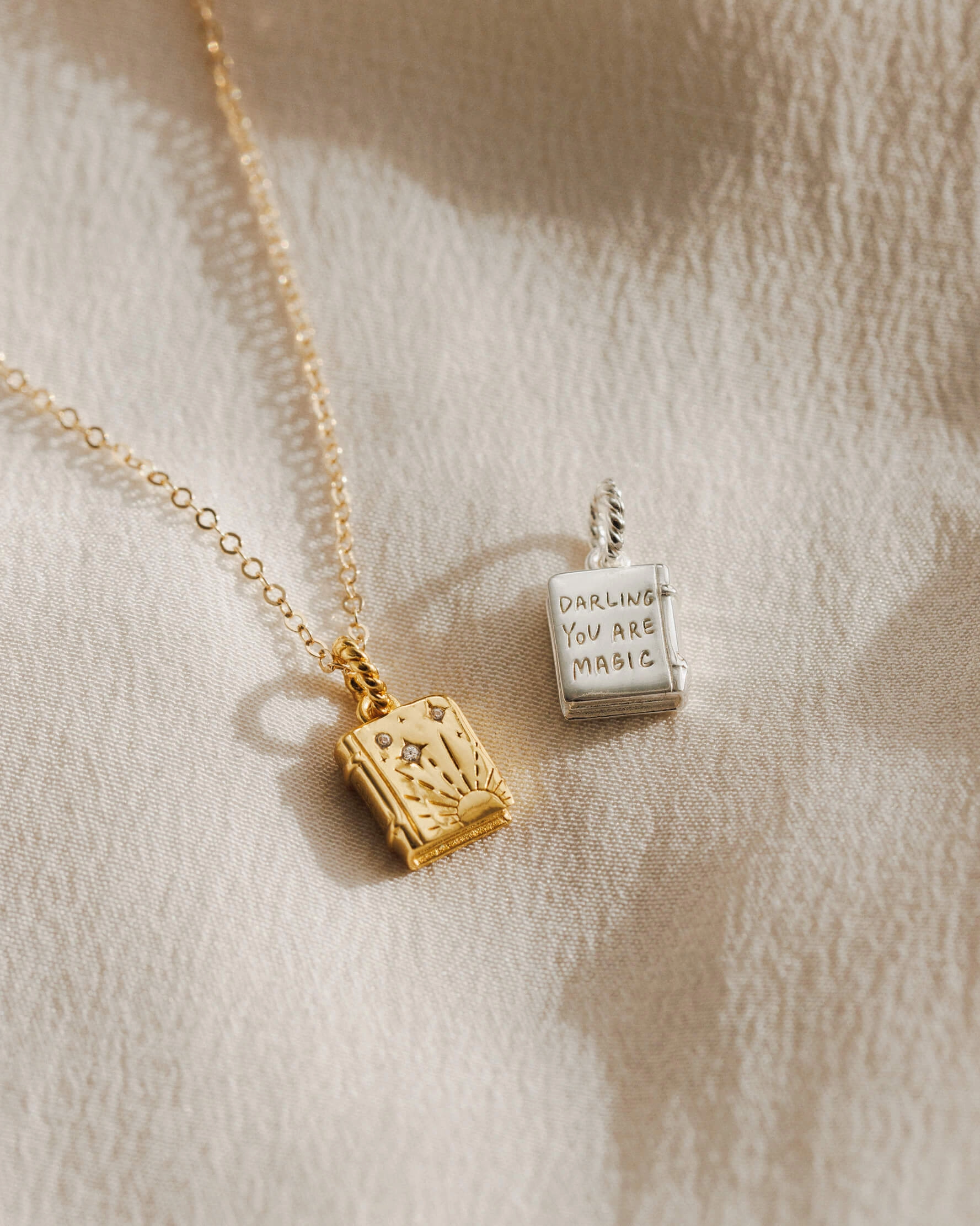 Anniversary Touch Cosmic Unfolding Book Charm