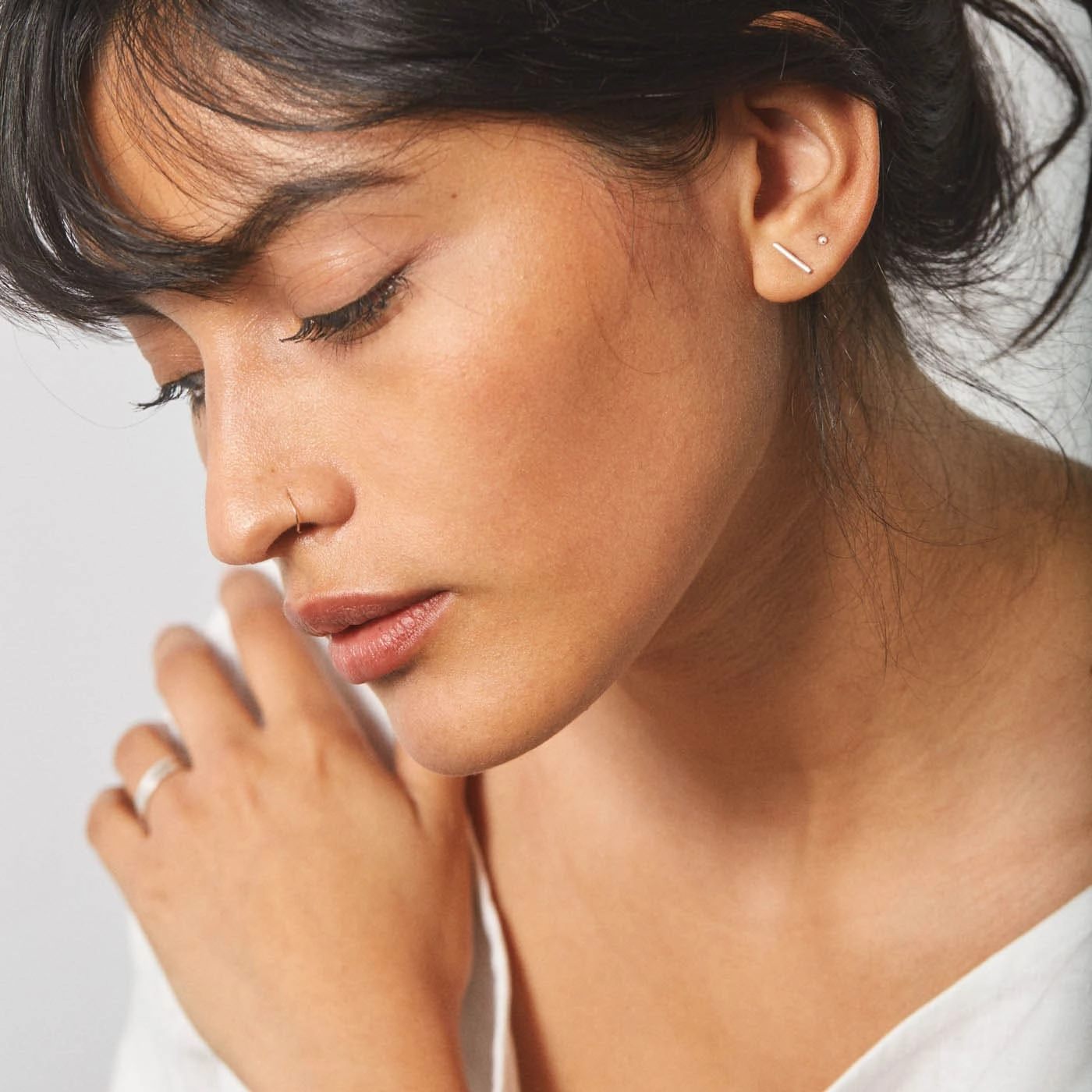 Industrial Decoration Geometric Decoration Staple Studs