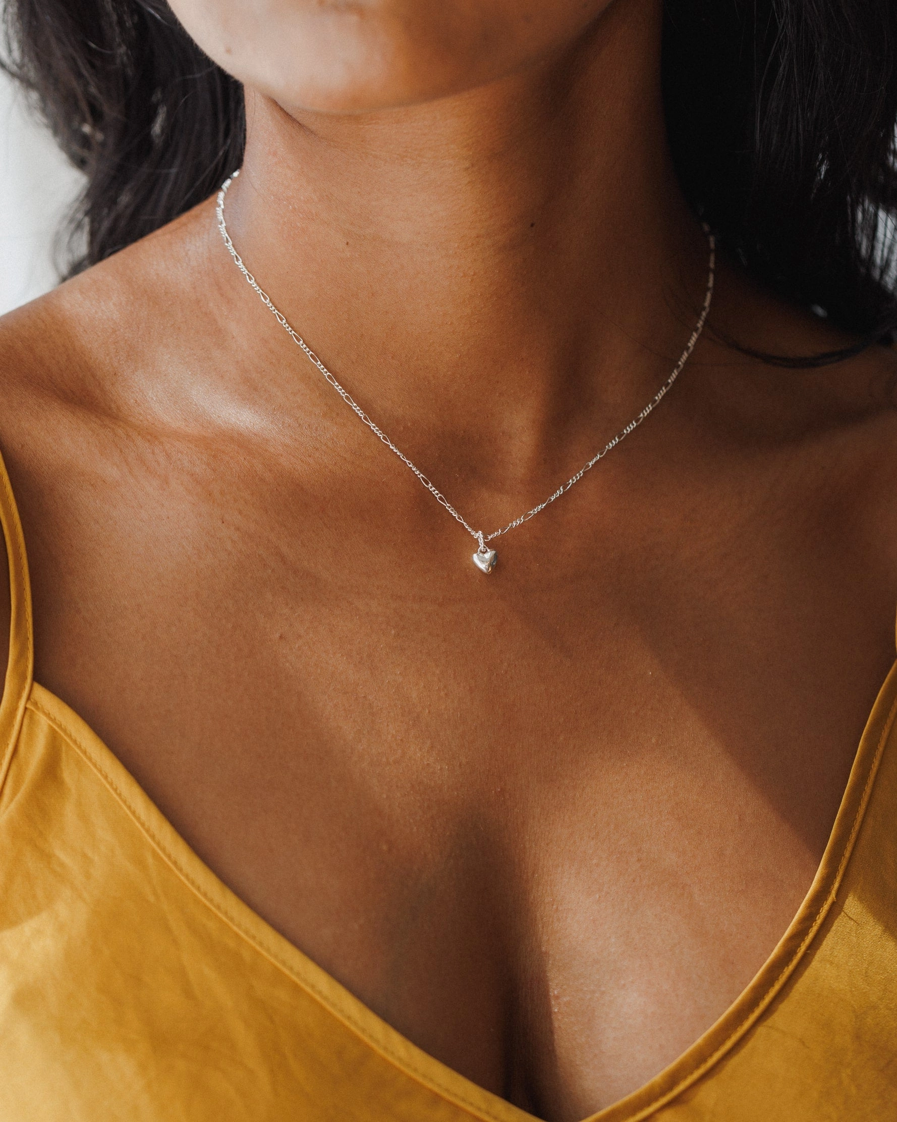 For Father Relaxed Style Full Heart Charm