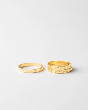 Value Jewelry Refined Finish Galaxy Initial Band