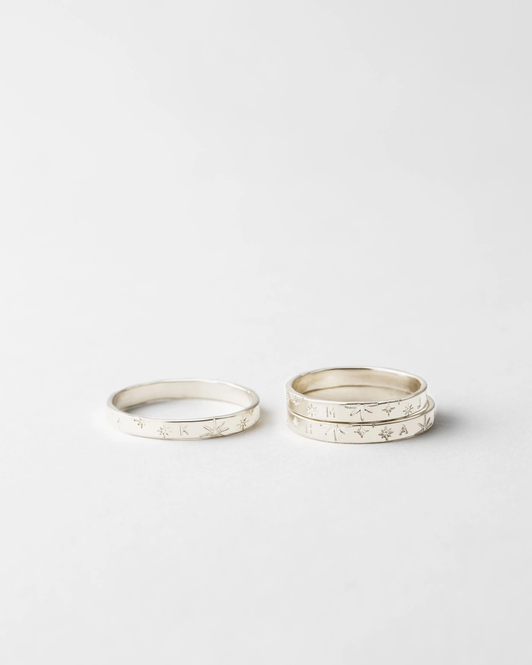 Everyday Look Gift Accent Galaxy Initial Band