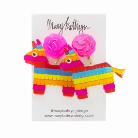 Subdued Sparkle Glam Focus Party Pi?ata Earrings?