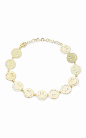 Smiley Face Bracelet Timeless Jewelry Look