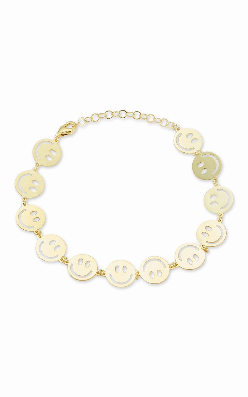 Smiley Face Bracelet Timeless Jewelry Look