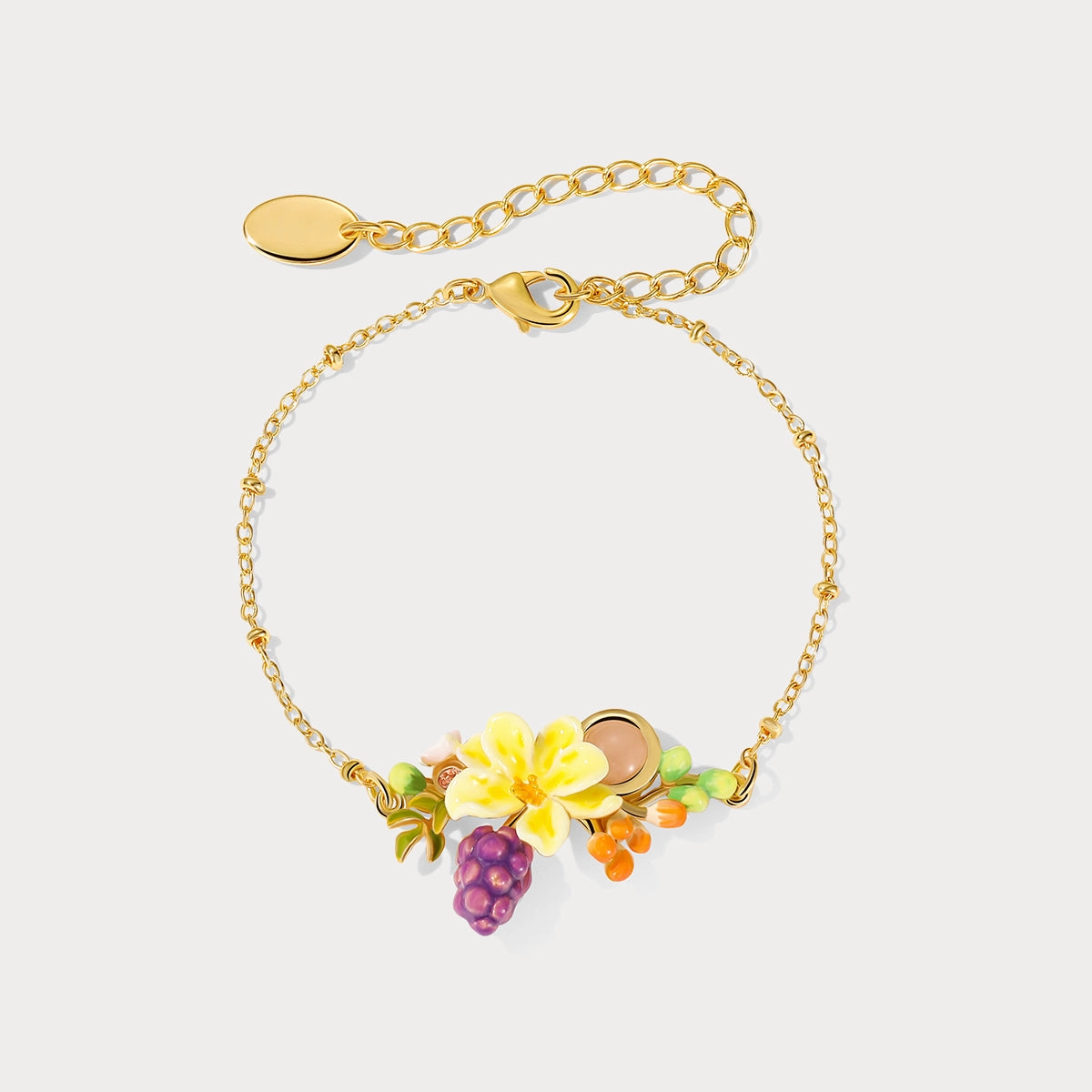 Sweet Grape Flower Bracelet Elegant Radiance Special Style