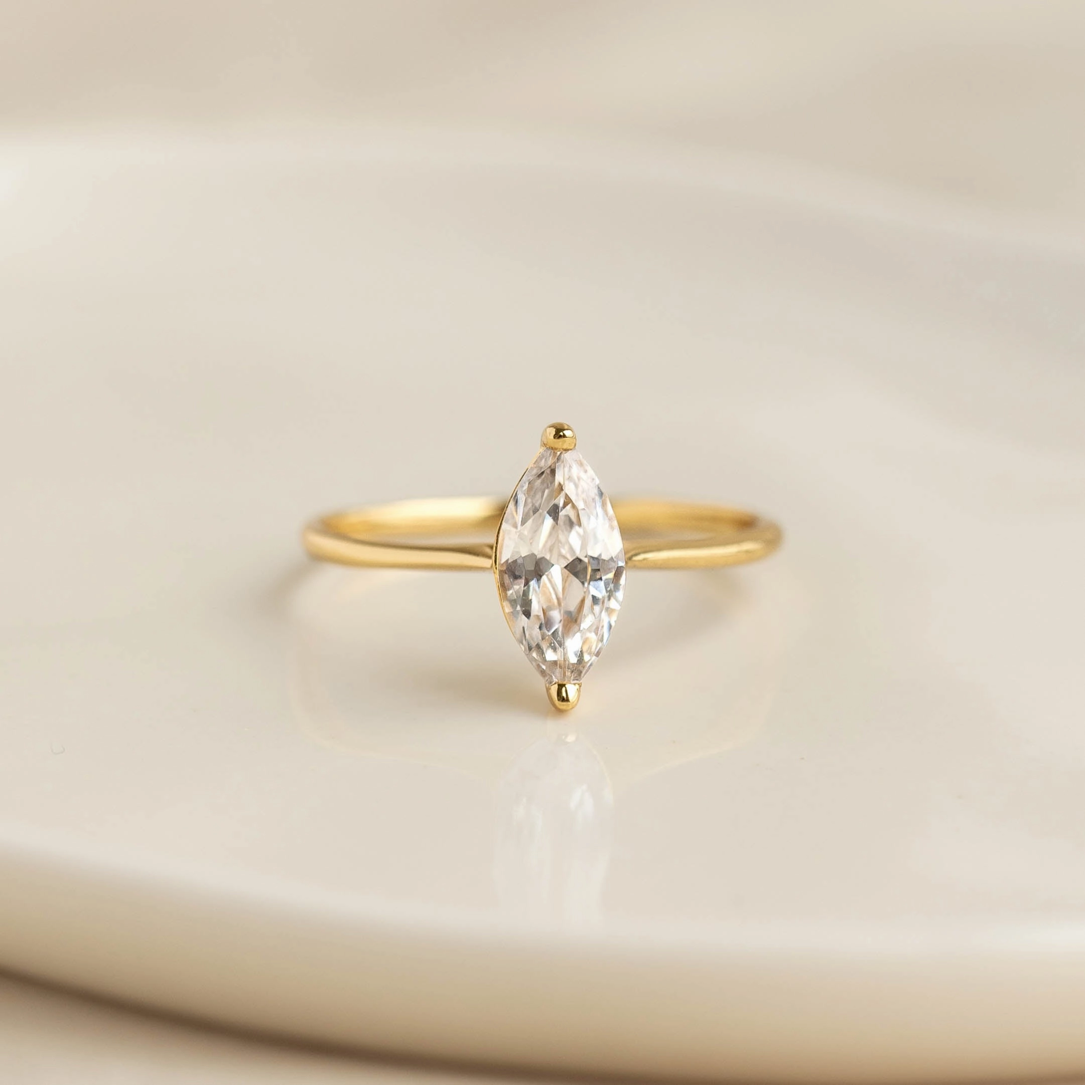 Marquise Ring - Adelaide Excellent Look Return policy