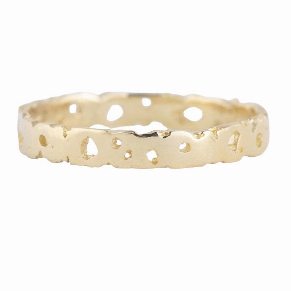 Casual Chic Shadow Band - 14ky Gold 2.5 mm High Polish