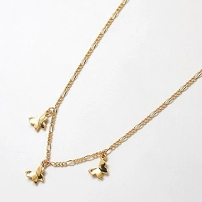Gold Butterfly Choker Necklace Elegant Piece Stylish Item