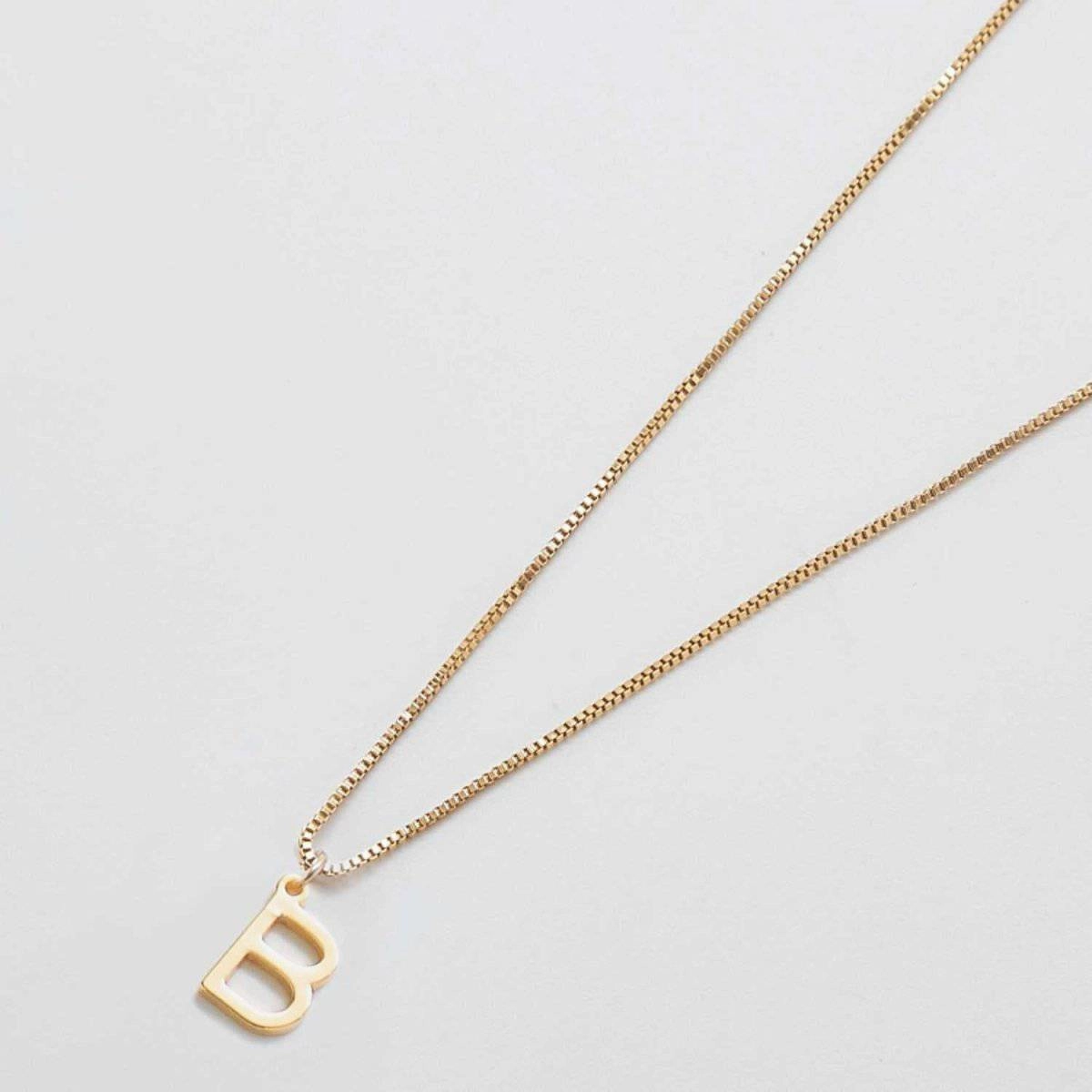 Chic Choice Durable Style Gold Dainty Initial Necklaces