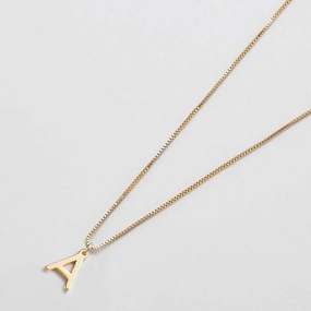 Gold Dainty Initial Necklaces Timeless Item Fashion Forward Jewelry