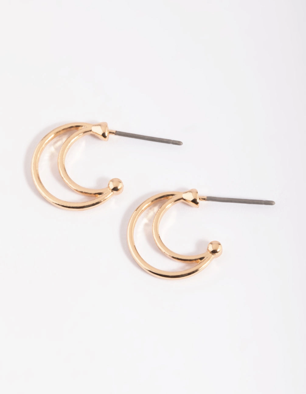 Versatile Design Gold Layered Huggie Hoop Earrings
