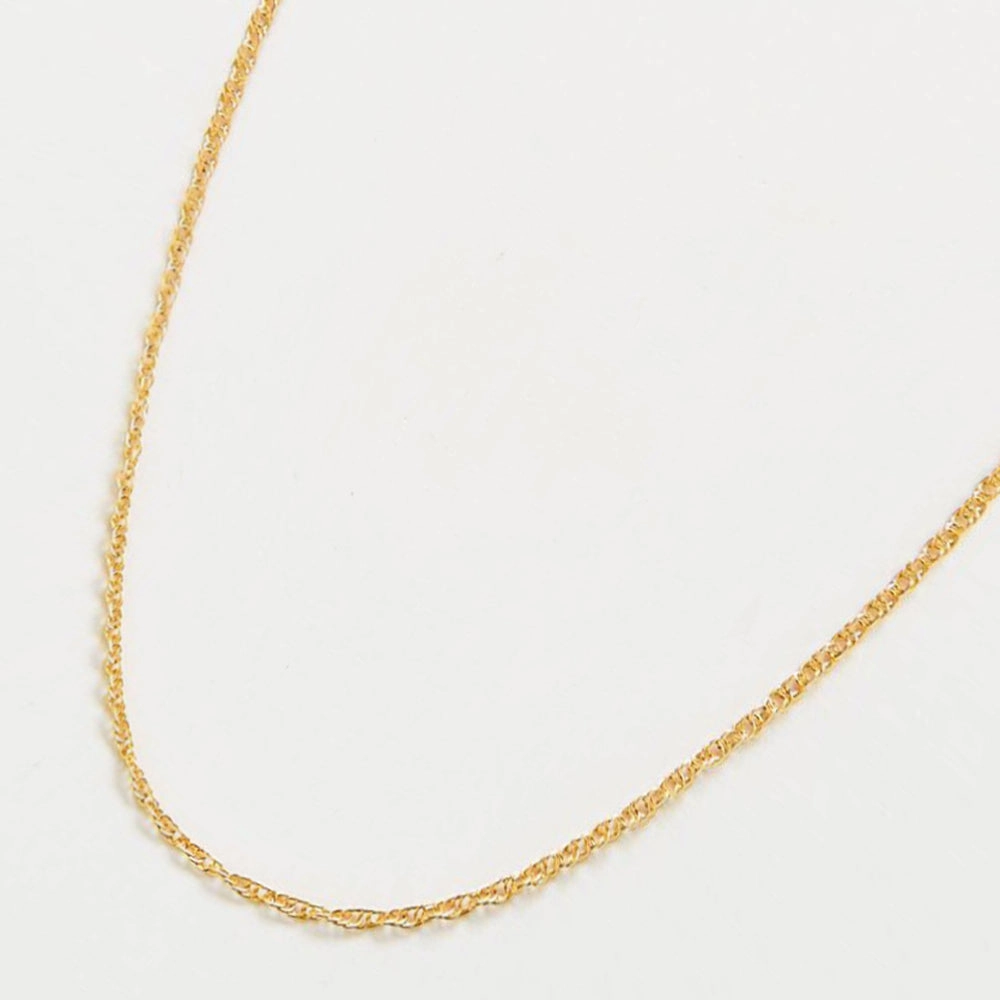 Splendid Design Gold Rope Chain Necklace