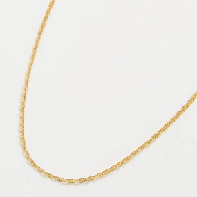 Gold Rope Chain Necklace Solo Adornment International Jewelry