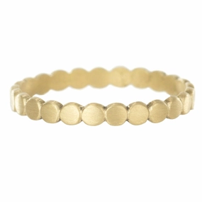 Gold Tiny Dot Ring- 18k Gold Festival Outfit Neutral Mood