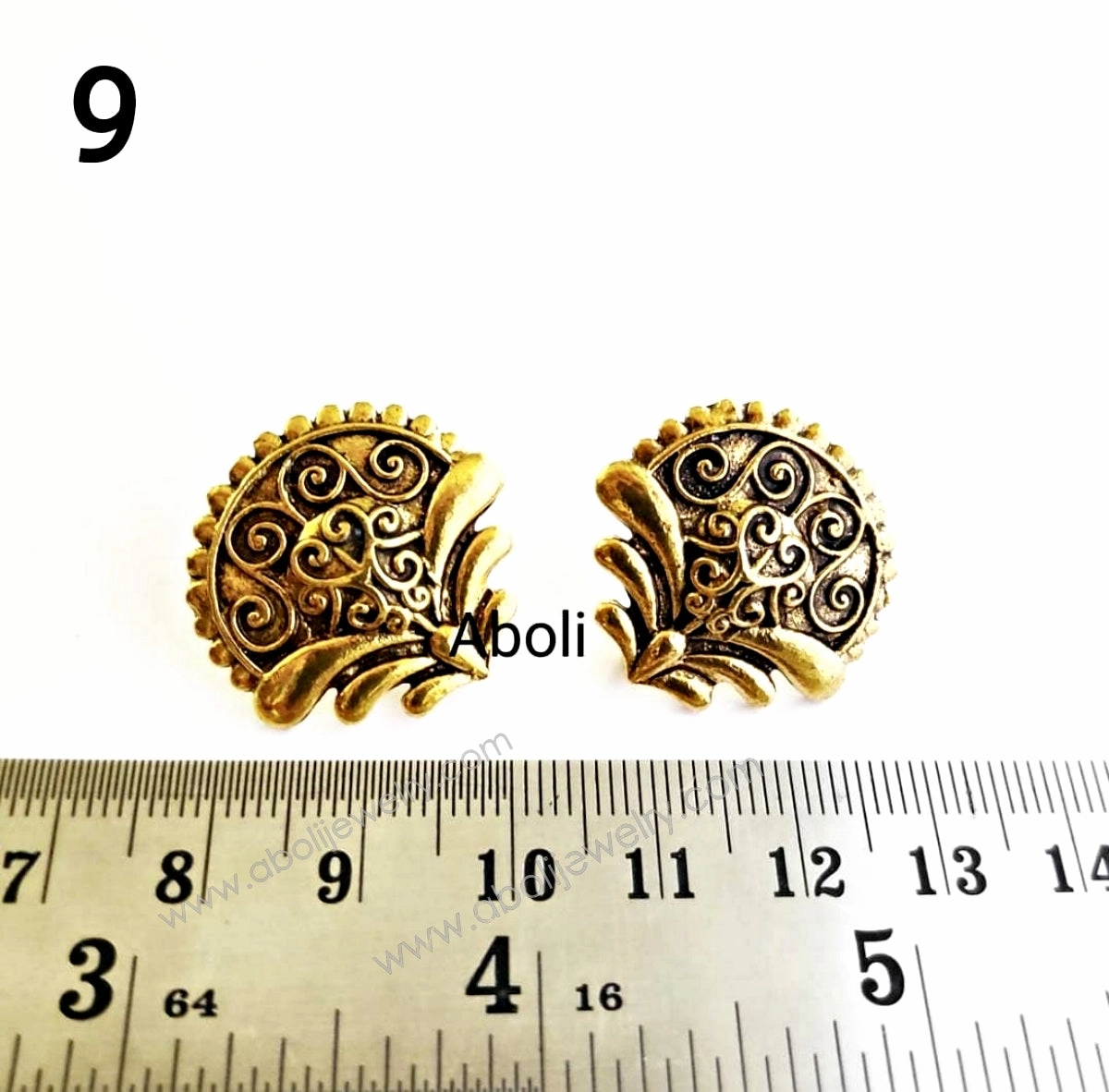 Modern feature Simple Essential Golden earrings stud components metal earrings findings ESG09