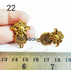Golden Goddess stud earrings component metal earrings findings ESG22 Sturdy Option Stylish Item