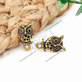 Radiant Ornament Golden stud earrings components metal earrings findings ESG52