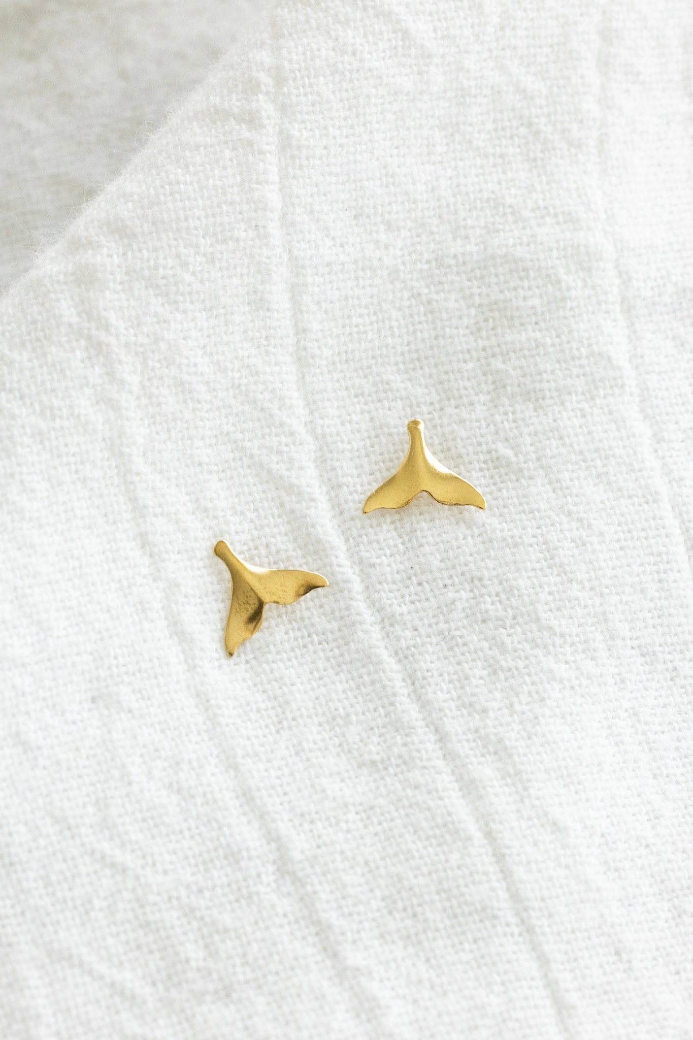 Festive Jewelry Whale Tail Studs